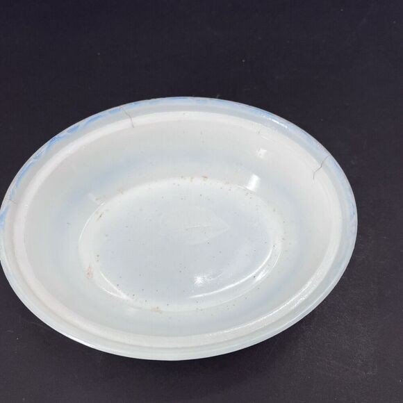 Antique Milk Glass Large Nesting Chicken Hen on Basket Covered Dish - Picture 8 of 13